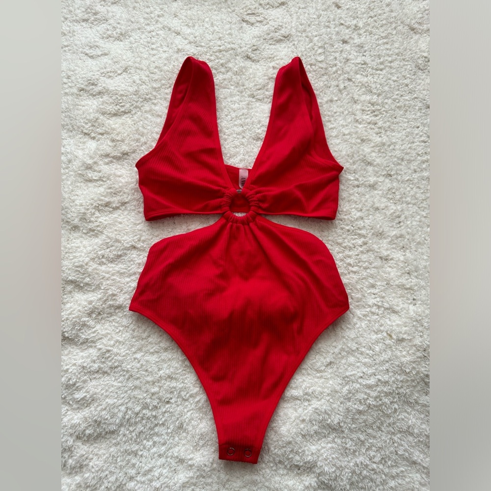 Red bodysuit